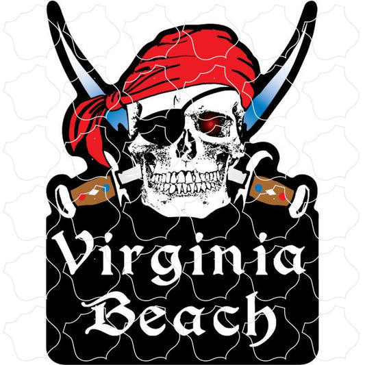 Virginia Beach, Virginia Skull Cross Swords