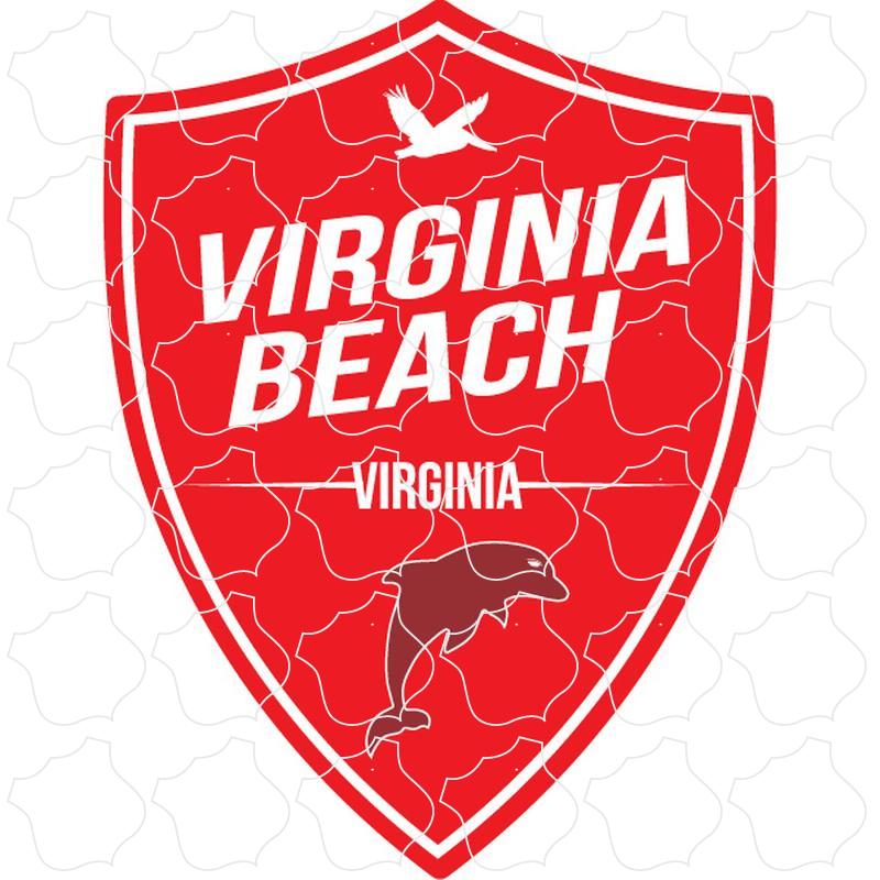 Virginia Beach, Virginia Red Dolphin Shield