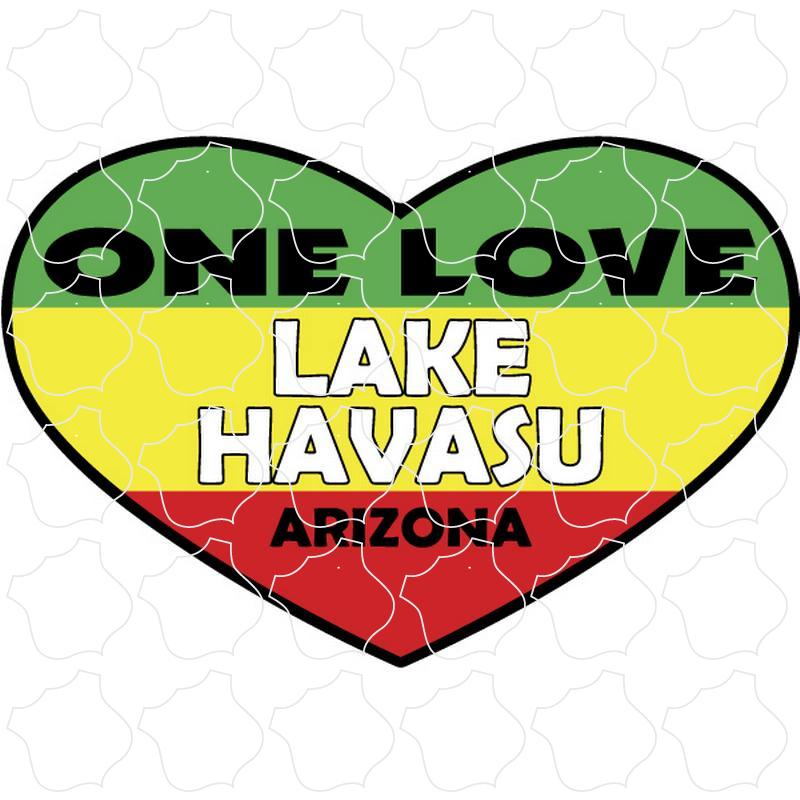 Lake Havasu Arizona One Love Heart