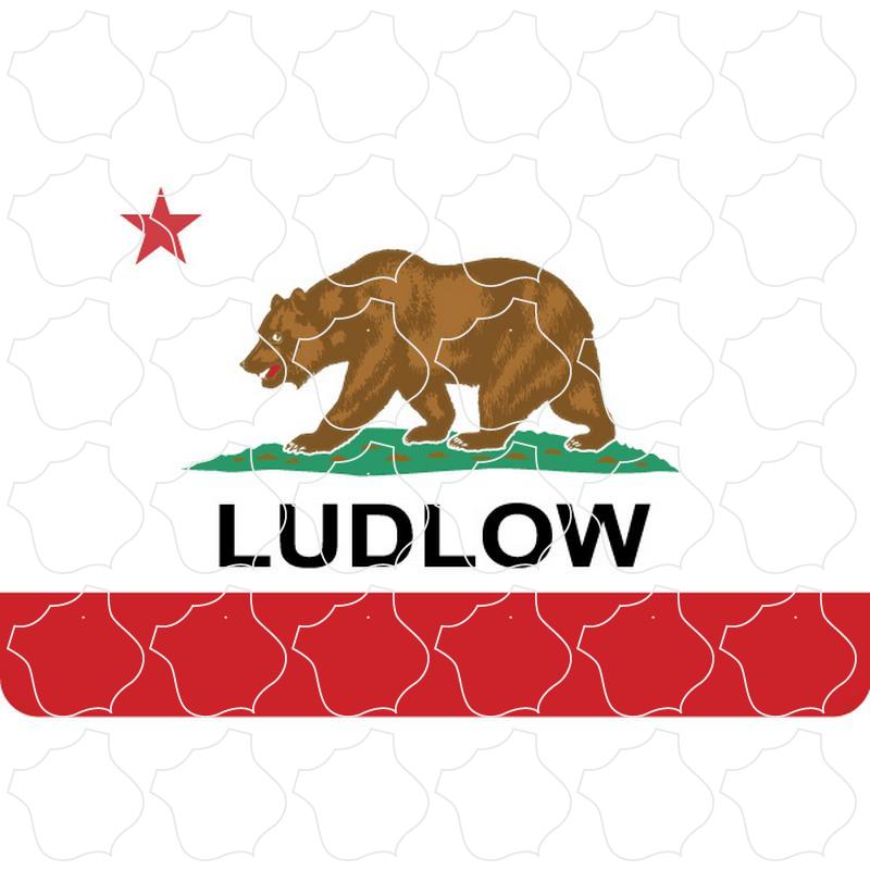 Ludlow California Flag