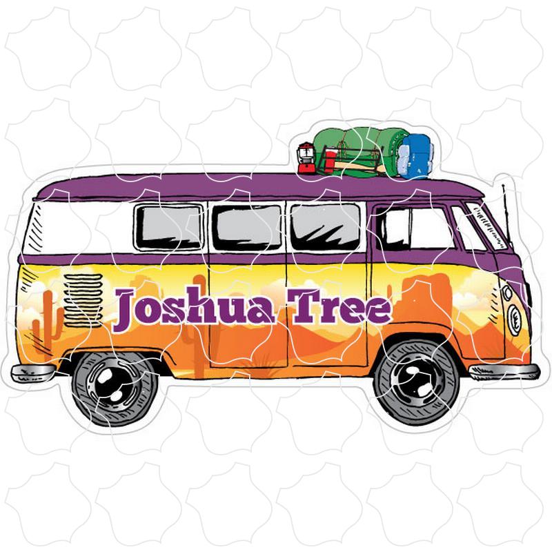 Joshua Tree Desert Mountain Bus Side View