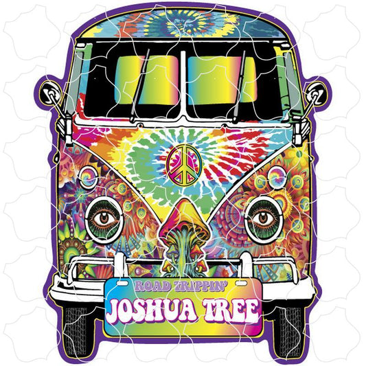 Joshua Tree, California Road Trippin Tie Dye Bus