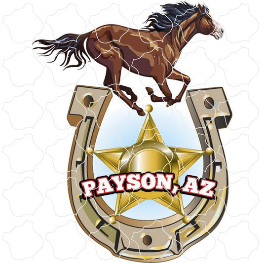 Payson, Arizona Horseshoe Horse