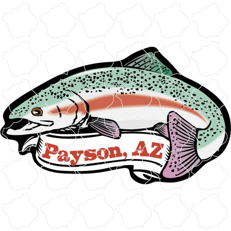 Payson, Arizona Trout with Banner