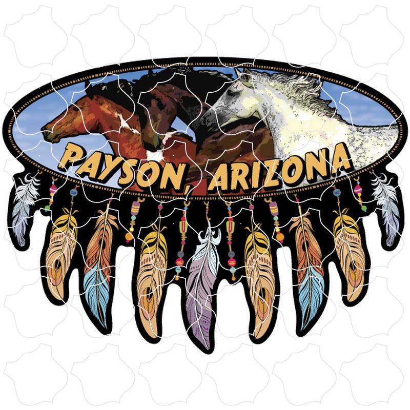 Payson, Arizona Horse Oval Dreamcatcher