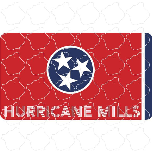 Hurricane Mills Tennessee Flag