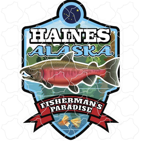 Haines, Alaska Alaska Salmon Fisherman's Paradise Vertical