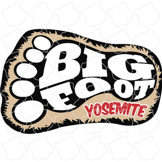 Yosemite Bigfoot Footprint