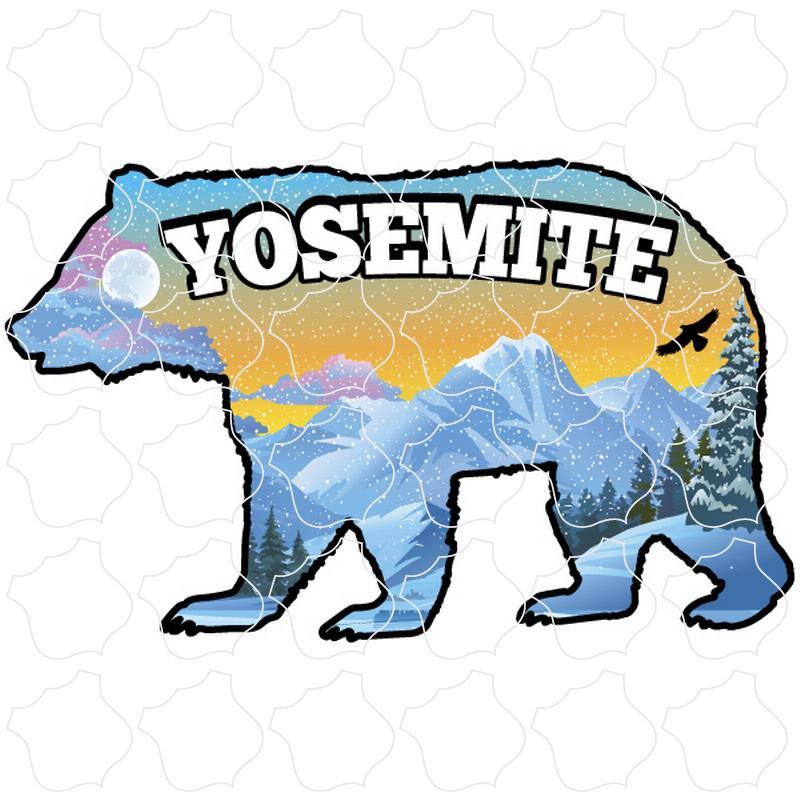Yosemite Snowy Mountains Inside Bear
