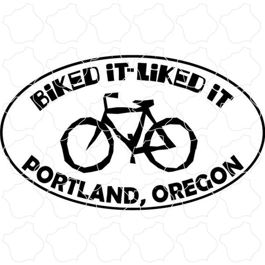 Portland, Oregon Biked It Liked It Mountain Bike Oval