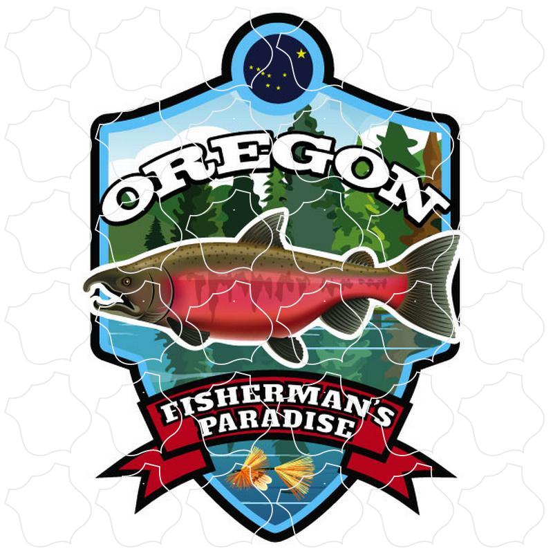 Oregon Salmon Fisherman's Paradise Vertical