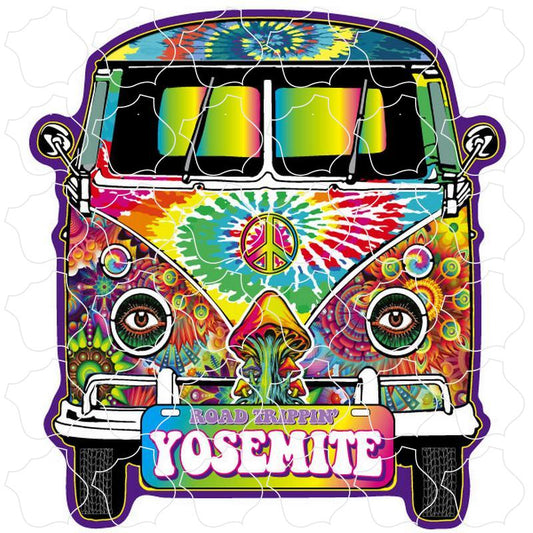 Yosemite Road Trippin Tie Dye Bus