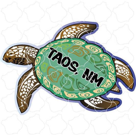 Taos, New Mexico Green Sea Turtle