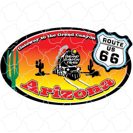 Arizona Route 66 Train Oval