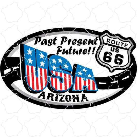 Arizona USA road shield Arizona