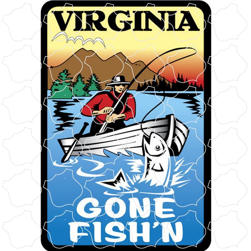 Virginia Vintage Gone Fishin