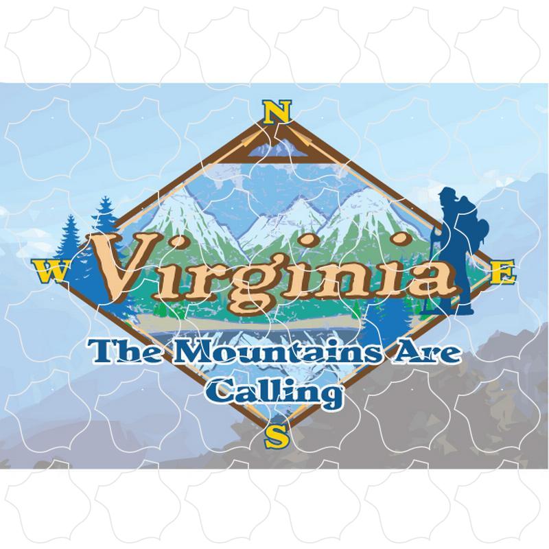 Virginia Diamond Mountain Scene