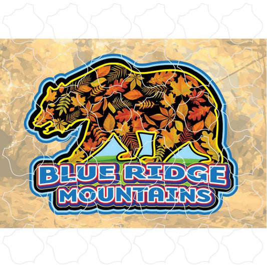 Blue Ridge Mountains Mountains Fall Leaves Filled Bear