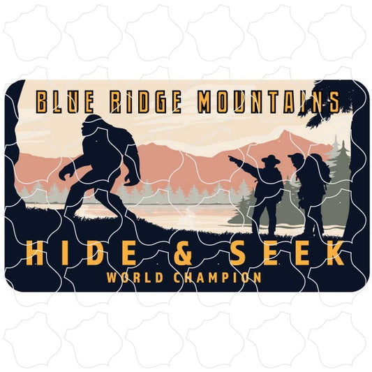 Blue Ridge Mountains Mountains Bigfoot Hide and Seek Landscape Silhouettes