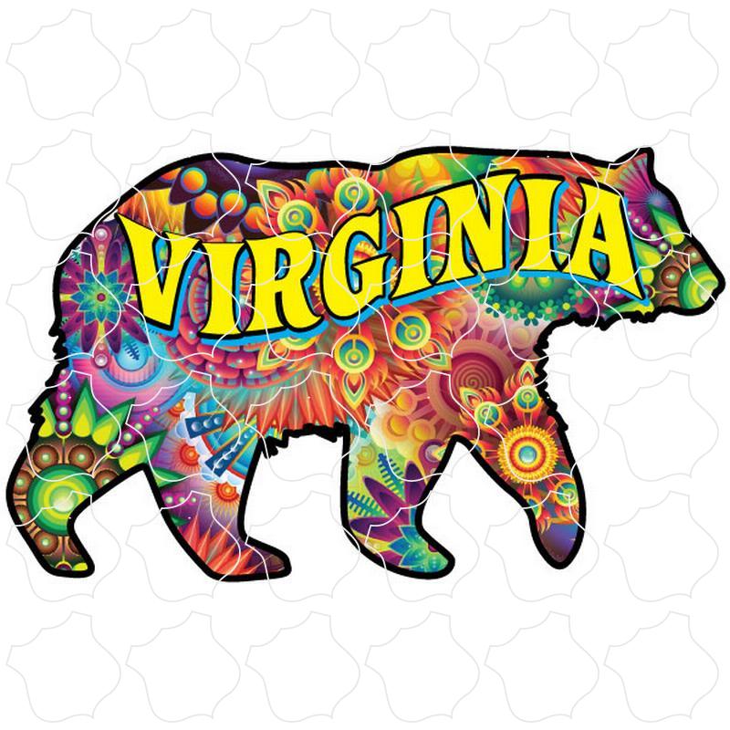 Virginia Psychedelic Bear