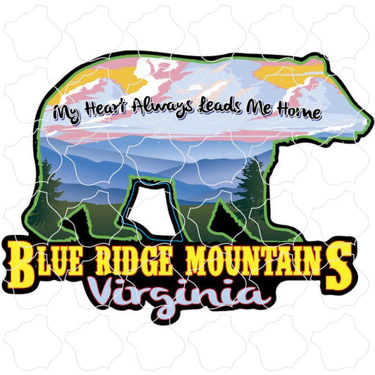 Blue Ridge Mountains, Virginia Mountain Filled Bear