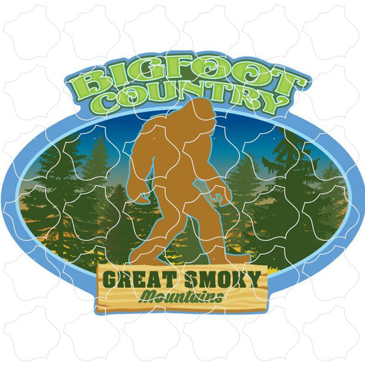 Great Smoky Mountains Bigfoot Country