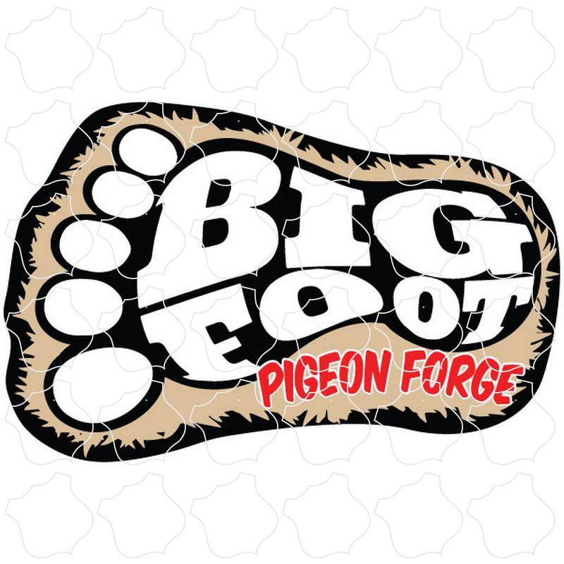 Pigeon Forge, Tennessee Bigfoot Footprint