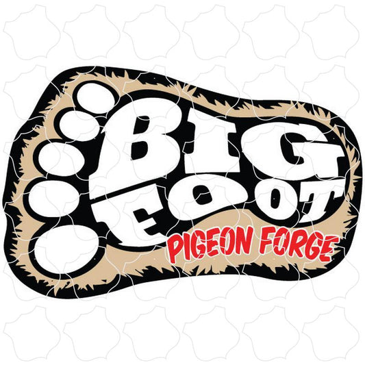 Pigeon Forge, Tennessee Bigfoot Footprint