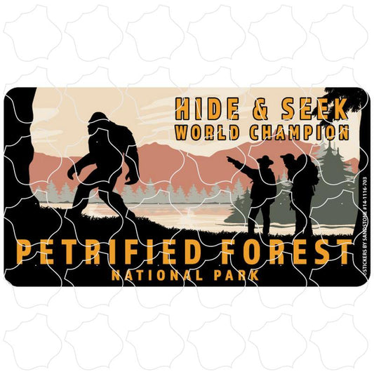 Petrified Forest National Park Bigfoot Hide & Seek Landscape