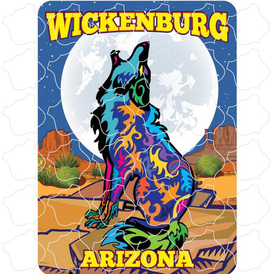 Wickenburg, Arizona Colorful Howling Coyote