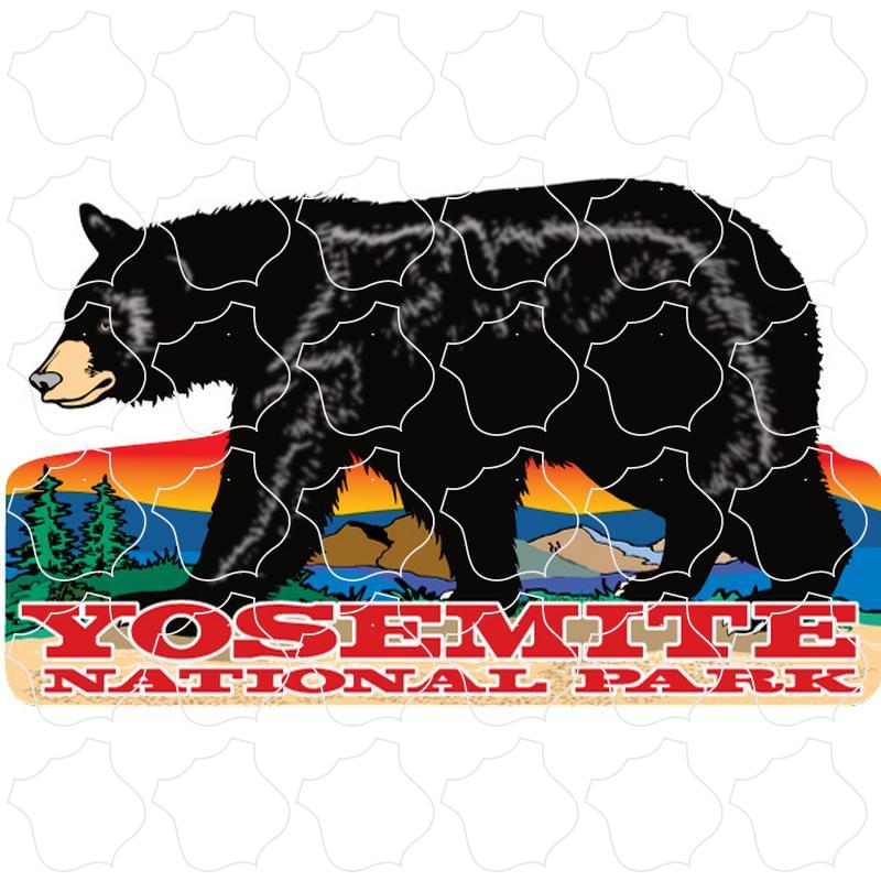 Yosemite National Park Walking Black Bear