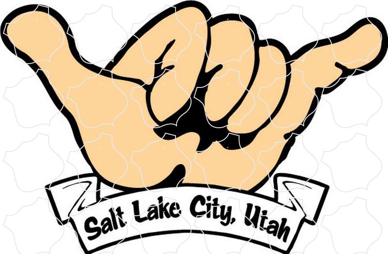 Salt Lake City, Utah Hang Loose Hand