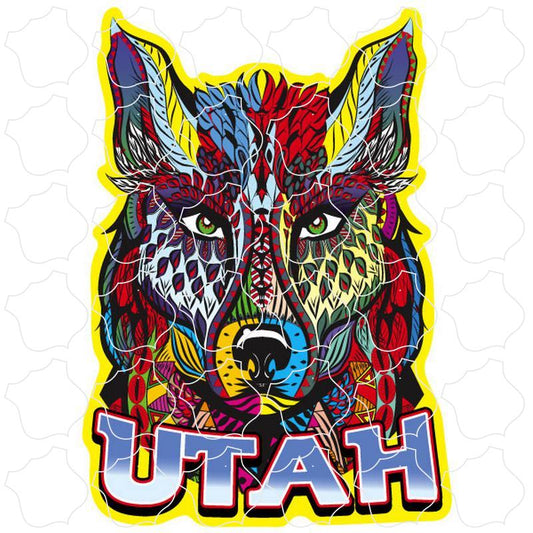 UTAH Abstract wolf