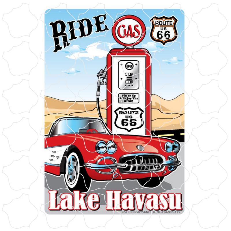 Lake Havasu, Arizona Red Corvette Gas Pump