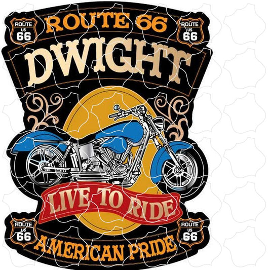 Dwight Illinois American Pride Route 66 Motorcycle