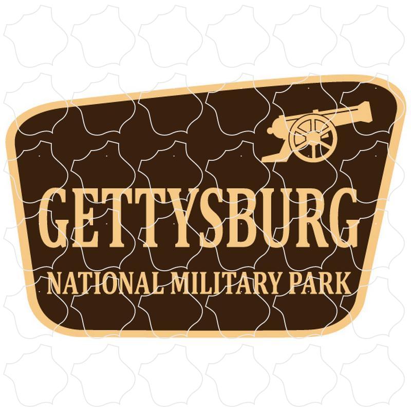 Gettysburg Angled Park Sign