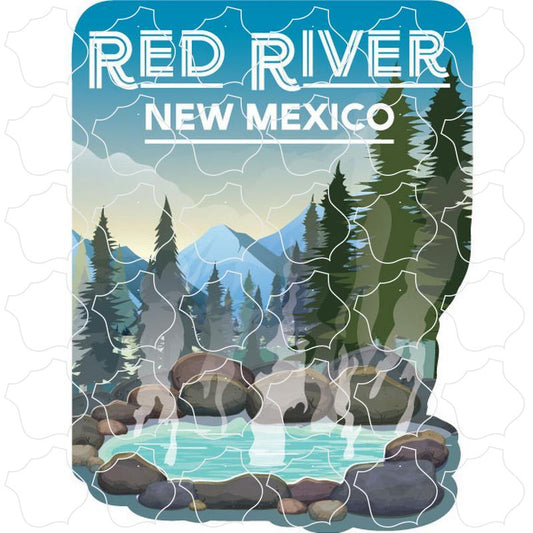 Red River New Mexico Hot Springs in the Mountains