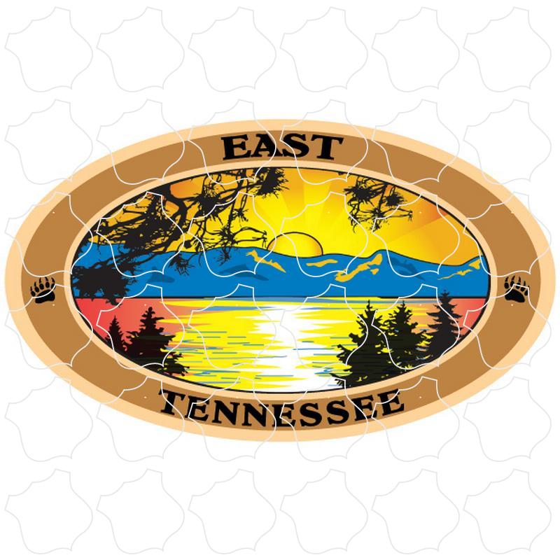 East Tennessee Retro Lake Scene