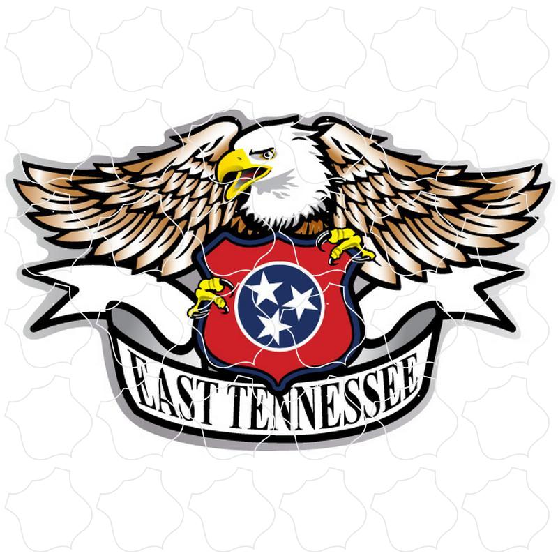 East Tennessee Eagle with state Shield