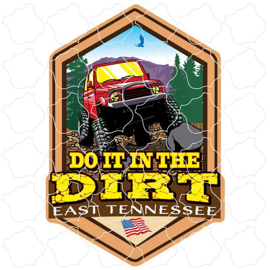 East Tennessee Do It In The Dirt Red Jeep