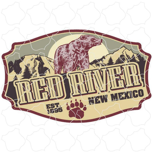 Red River, New Mexico Vintage Red Bear