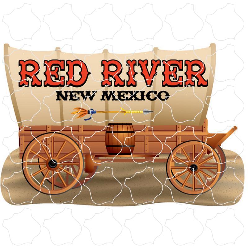 Red River, New Mexico Covered Arrow Wagon