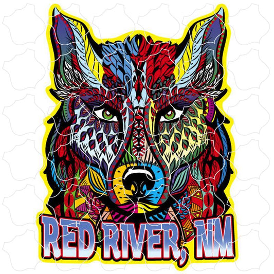 Red River, New Mexico Abstract Pattern Wolf