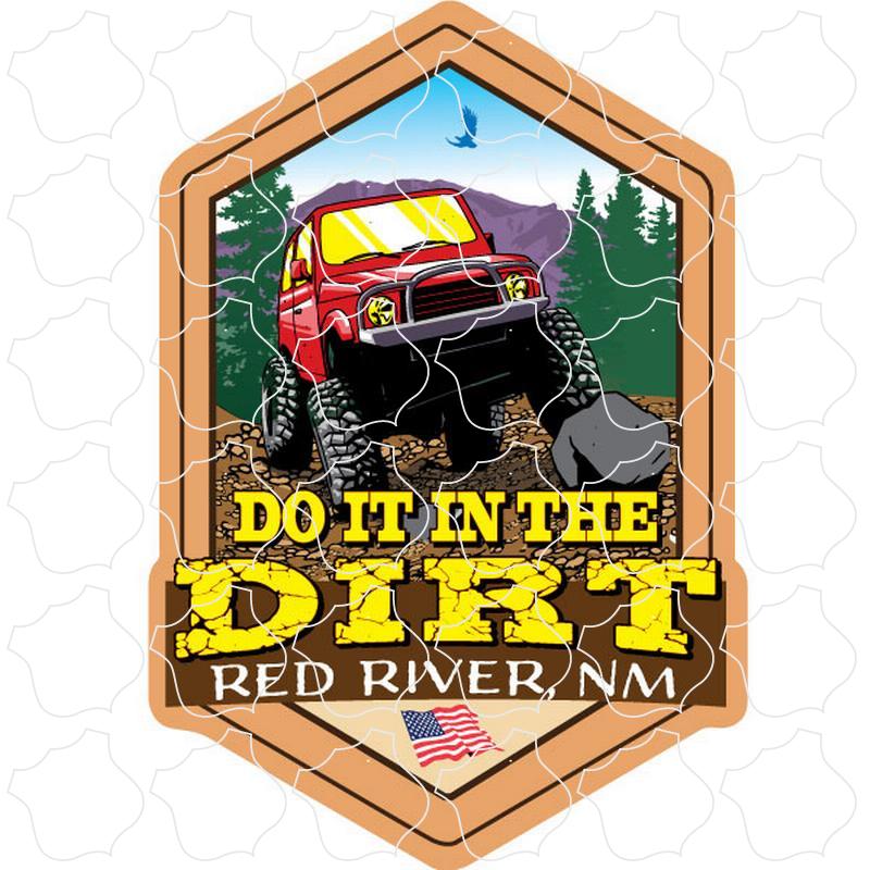 Red River, NM Do It In The Dirt Red Jeep