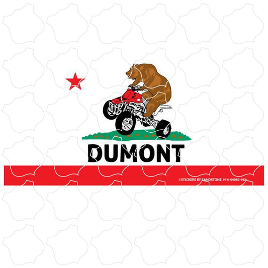 Dumont State Flag Quad Bear