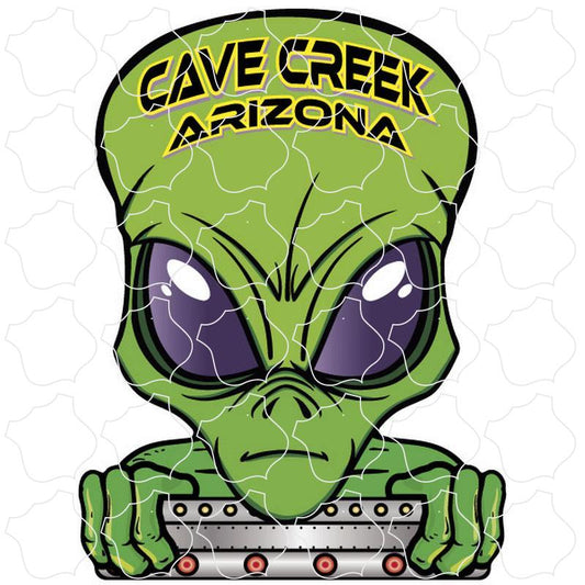 Cave Creek, Arizona Alien Looking Over