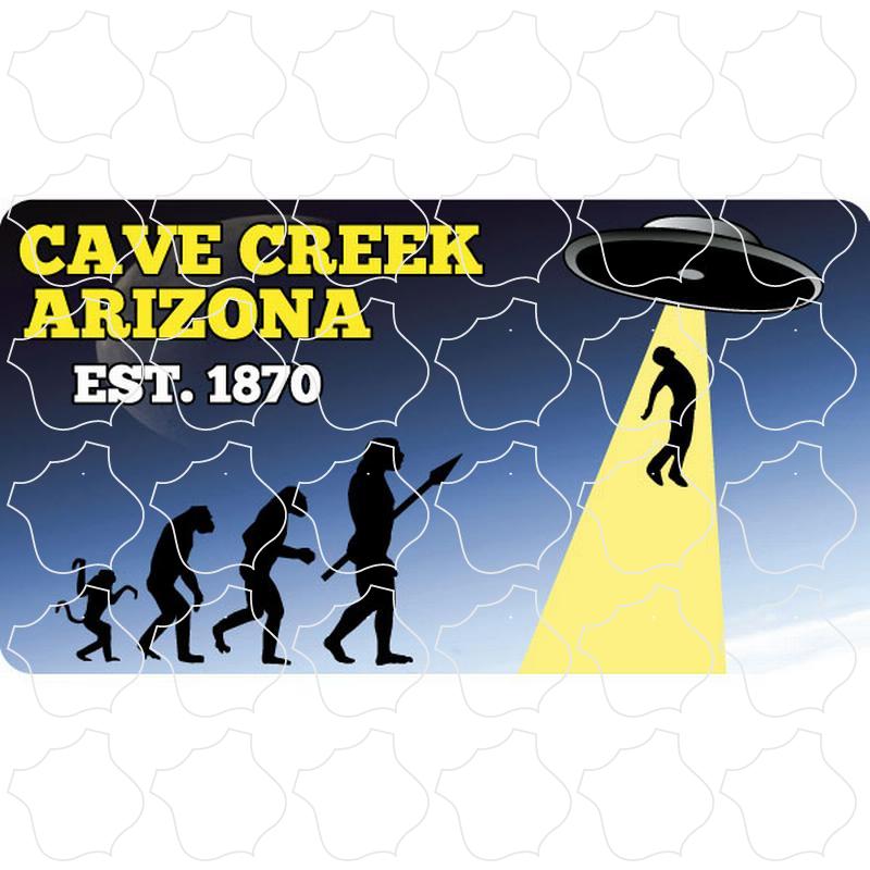Cave Creek, Arizona est. 1870 Evolution Beaming