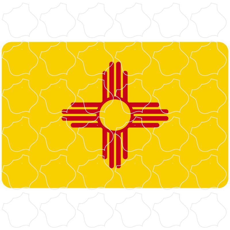 New Mexico New Mexico State Flag