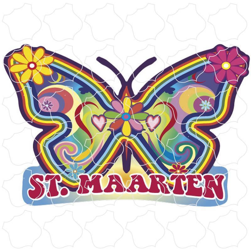 St. Maarten Hippie Butterfly