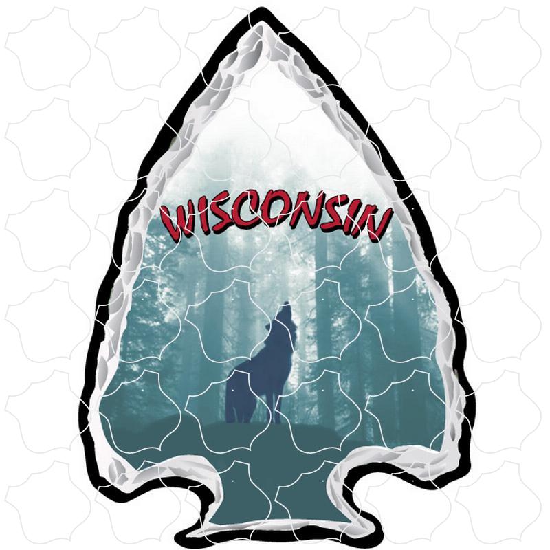 Wisconsin Wolf Arrowhead